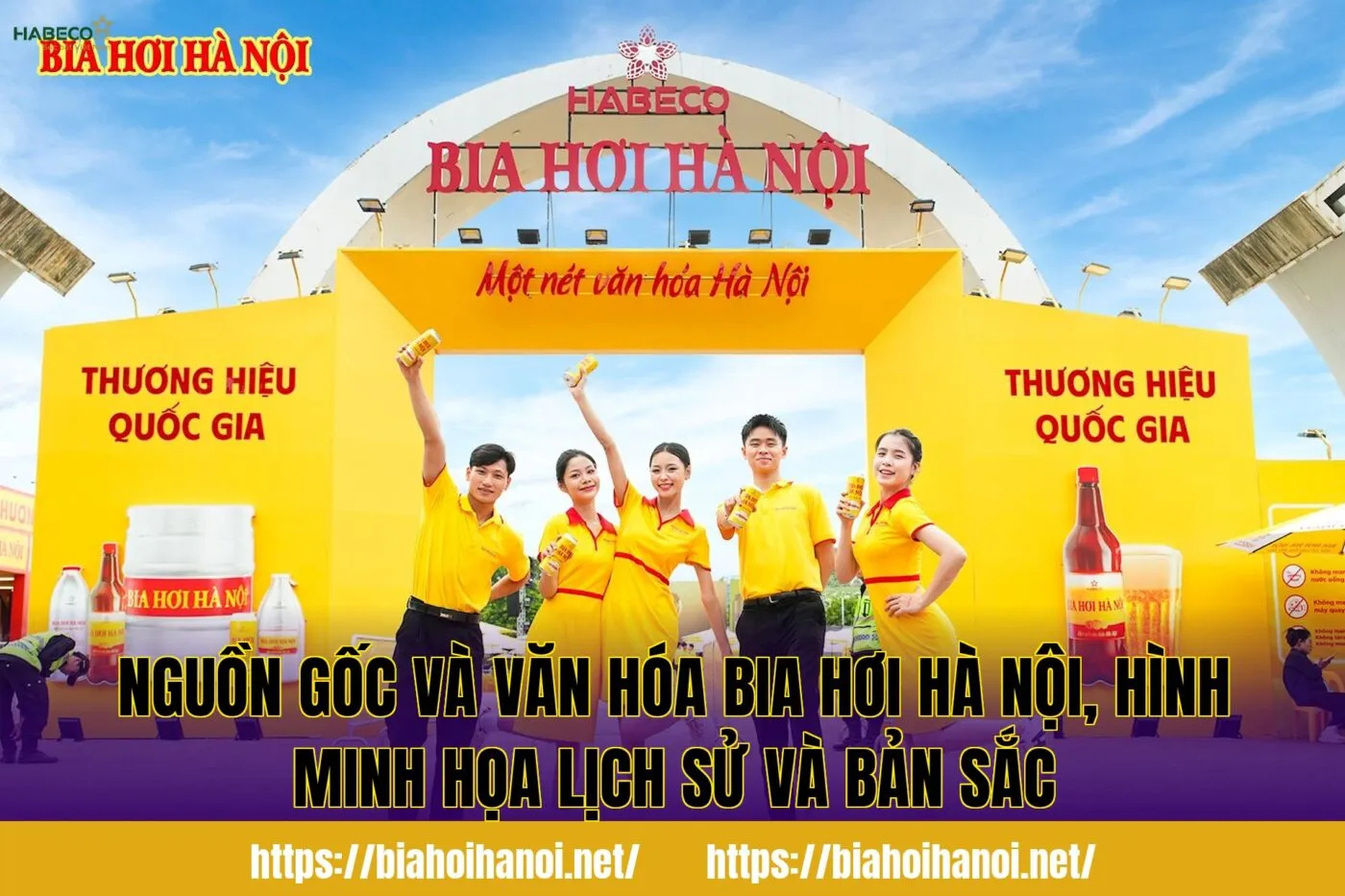Nguồn gốc và văn hóa bia hơi Hà Nội, hình minh họa lịch sử và bản sắc
