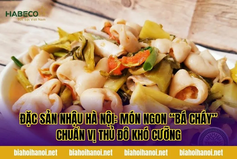 Đặc sản nhậu Hà Nội: món ngon “bá cháy” chuẩn vị thủ đô khó cưỡng
